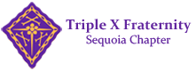 Triple X Fraternity of California – Sequoia Chapter Logo